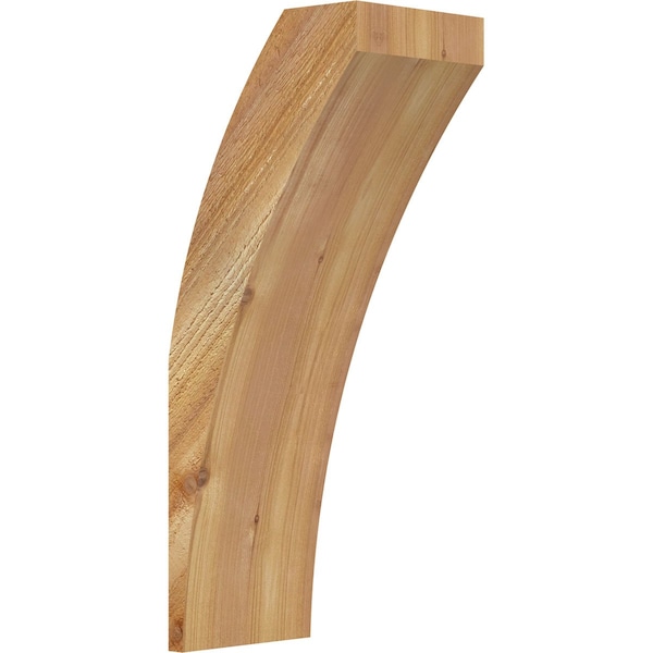 Ekena Millwork 6"W x 8"D x 20"H Thorton Rough Sawn Knee Brace, Western Red Cedar BRC06X08X20THR00RWR - main